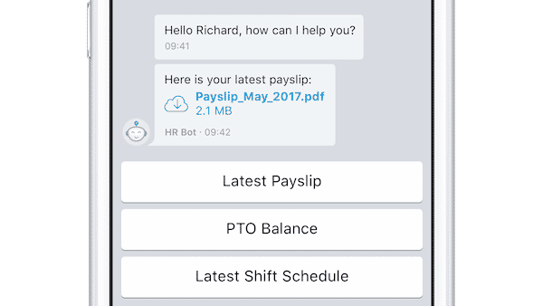payslip and pto chatbot