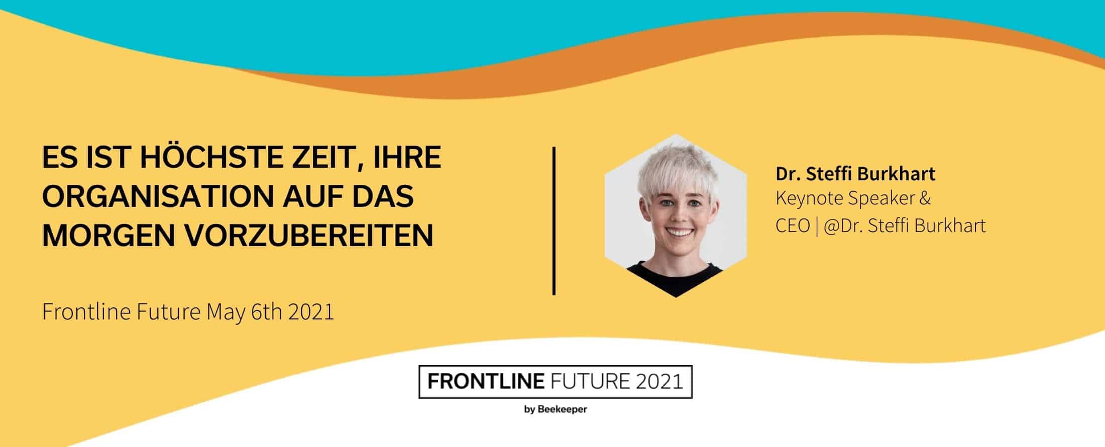Steffi Burkhart auf der Frontline Future