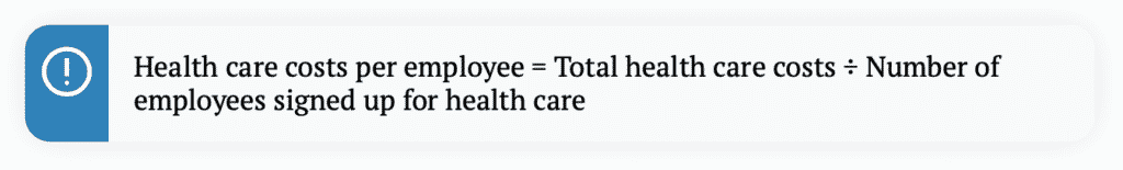 Beekeeper's guide to health care cost per employee