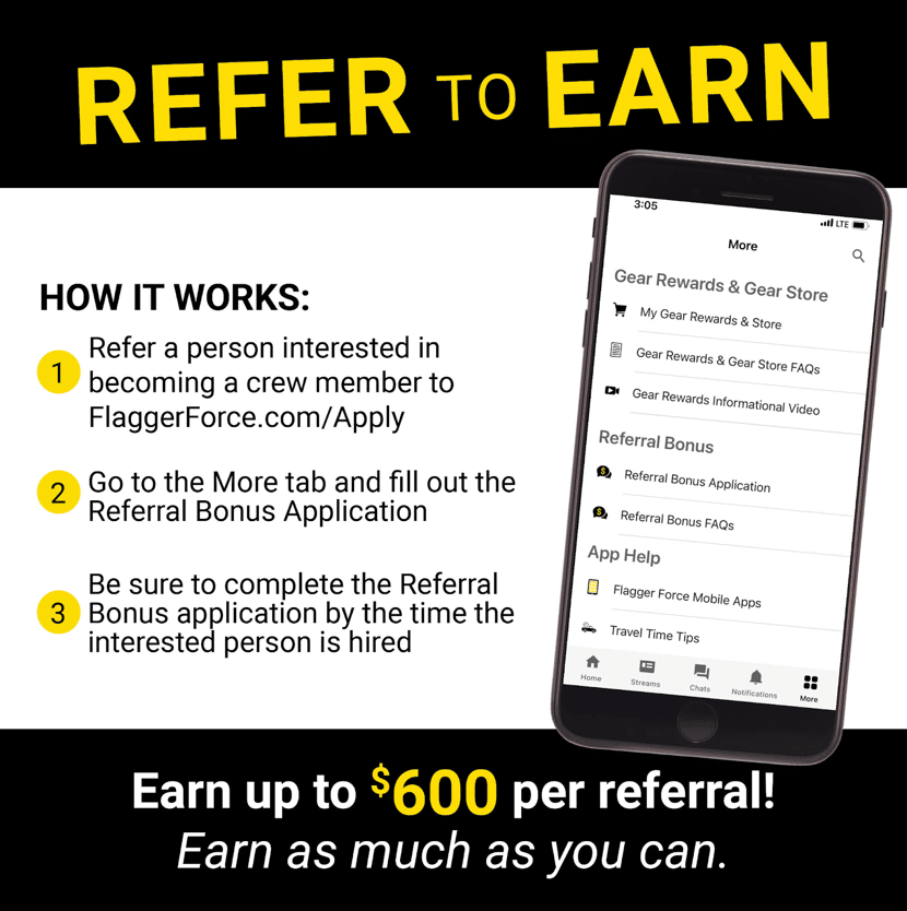 Flagger Force refer to earn