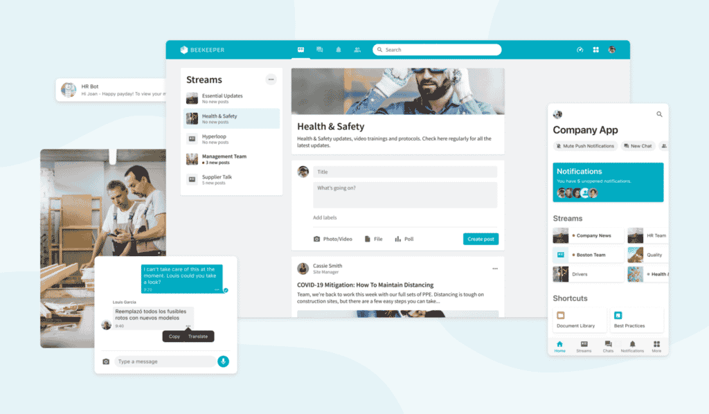Beekeeper dashboard
